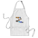 Nine Planets in the Solar System Aprons