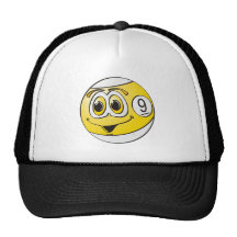 Nine Pool Ball Cartoon Mesh Hat