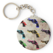 Nine Revolvers Keychain