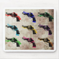 Nine Revolvers Mousemats