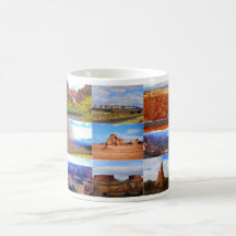 Nine Utah Landscape Collage Icons Mugs