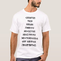 Nine Virtues t-shirts by Leothwynn Nine Virtues t-shirts