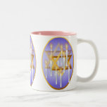 Nine White Candles and Star Mugs