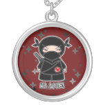 ¡Ningún amor! ¡Shuriken multi! Collar de Ninjadora