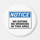 Ninguna consumición iman de nevera
