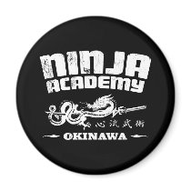 Ninja Academy Okinawa Kill Bill Refrigerator Magnet