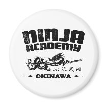 Ninja Academy Okinawa Kill Bill Refrigerator Magnet