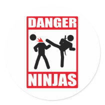 Ninja Academy Okinawa Kill Bill stickers
