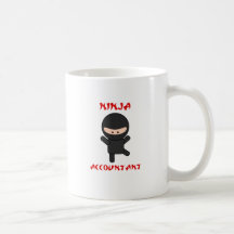Ninja Accountant Coffee Mugs