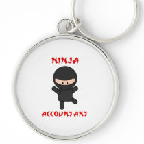Ninja Accountant Keychains