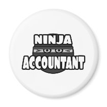 Ninja Accountant Magnet
