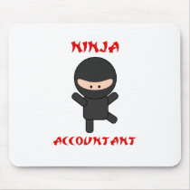 Ninja Accountant Mousepads
