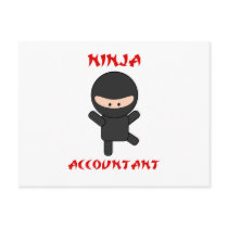 Ninja Accountant Post Card