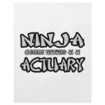 Ninja...Actuary Personalized Flyer
