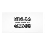 Ninja...Actuary Photo Greeting Card