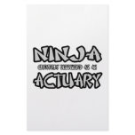Ninja...Actuary Personalized Stationery