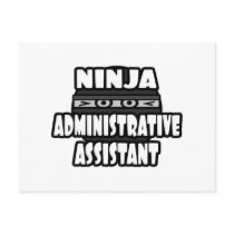 Ninja Administrative Assistant Post Cards