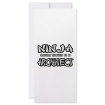 Ninja...Architect rack cards by Architect_Shirts Ninja...Architect rack cards