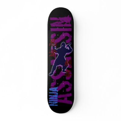Ninja Assassin Skate Board by LoganKnight