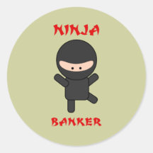 ninja banker sticker