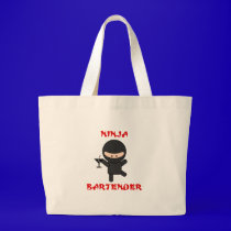 Ninja Bartender Holding Martini bags