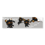 ninja-bear-bumper-sticker bumper sticker