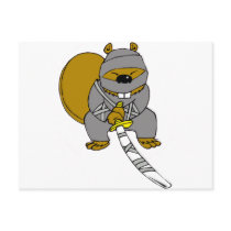 Ninja Beaver Postcards