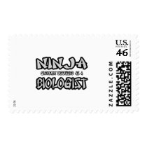 Ninja...Biologist Postage Stamp