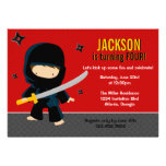 Ninja Birthday Party Announcements