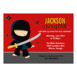 Ninja Birthday Party Invite
