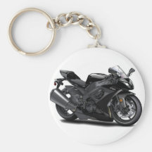 Ninja Black Bike Key Chains