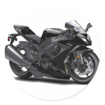 Ninja Black Bike Stickers