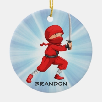 Ninja Boy  Design Ornament