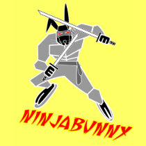 Ninja Bunny T-Shirt by seonaidh Ninja Bunny T-Shirt