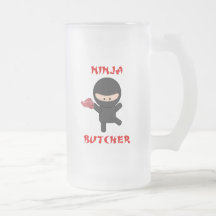 ninja butcher with steak mugs