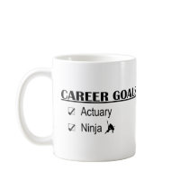 Ninja Career Goals - Actuary Mugs