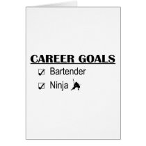 Ninja Career Goals - Bartender Card