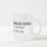 Ninja Career Goals - Bartender Coffee Mug