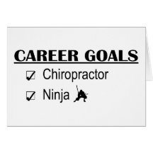 Ninja Career Goals - Chiropractor Card