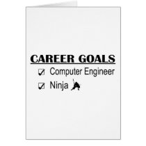 Ninja Career Goals - Computer Engineer Greeting Cards