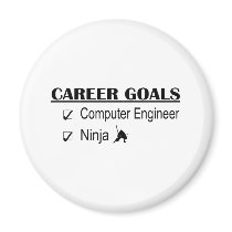 Ninja Career Goals - Computer Engineer Fridge Magnet
