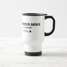 Ninja Career Goals - Engineer Coffee Mugs