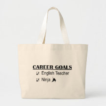 Ninja Career Goals - English Teacher Tote Bag