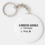 Ninja Career Goals - Geologist Key Chain