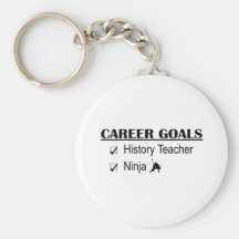 Ninja Career Goals - History Teacher Keychains