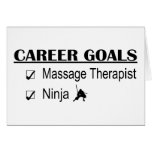 Ninja Career Goals - Massage Therapist Card
