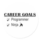 Ninja Career Goals - Programmer stickers