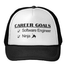 Ninja Career Goals - Software Engineer Trucker Hats
