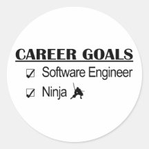 Ninja Career Goals - Software Engineer Stickers