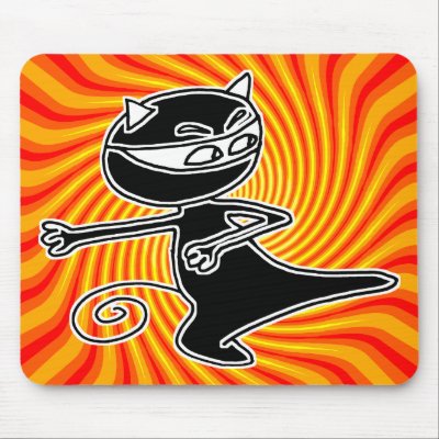 Ninja Cat Mousepad